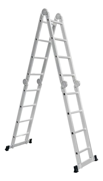 Escalera multiposicion 16 peldaños