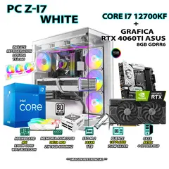 INTEL - Computadora PC Gamer Core i7 12700KF RAM 32GB SSD 1TB GRAFICA RTX 4060TI 8GB