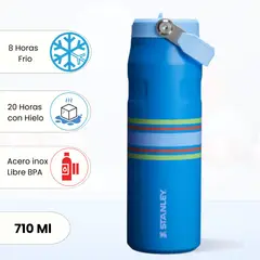 STANLEY - Tomatodo Termica Flip Straw Lid Azure Mesh 710 Ml