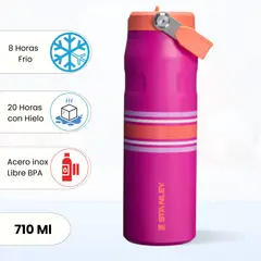 STANLEY - Tomatodo Termica Flip Straw Lid Fuchsia Mesh 710 Ml