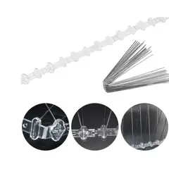 GENERICO - Pack de 5 Ahuyentadores para Aves Palomas - de 50 cm con 60 púas -