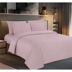 CASATEX - Juego de Sábanas Queen con bordado 100% Algodón 6 piezas