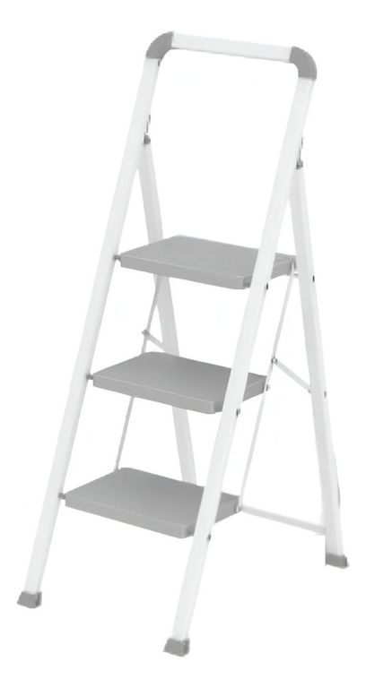 Escalera plegable 3 peldaños soporta150 Kg