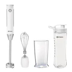 IMACO - Batidora de Inmersión 2 en 1 HB400 con Motor de 400W Vaso To Go
