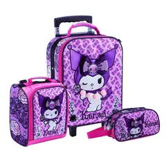 SCOOL - Set KUROMI Maleta-Lonchera-Cartuchera marca