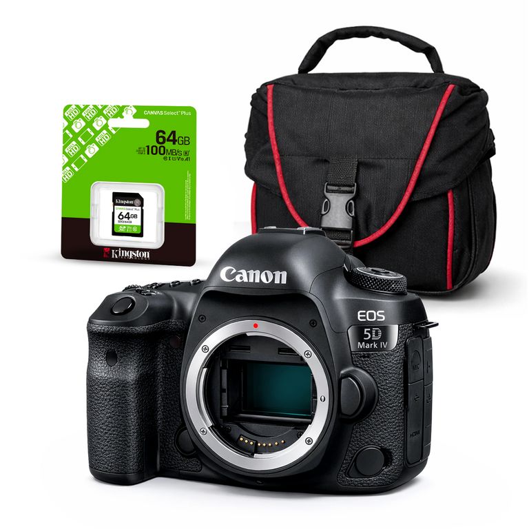 Cámara EOS 5D Mark IV Cuerpo Solo + Kit Básico de Accesorios