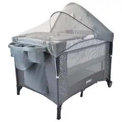 PRIORI - Cuna Corral Para Bebe Colecho Ariel Octopus Gris