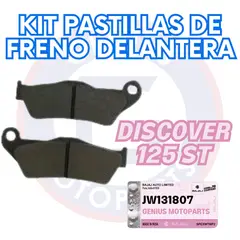 BAJAJ - KIT PASTILLAS DE FRENO DELANTERA DISCOVER 125 ST
