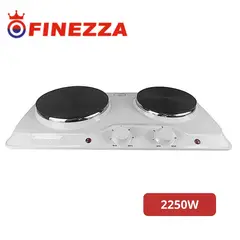 FINEZZA - Cocina Eléctrica de 2 Hornillas