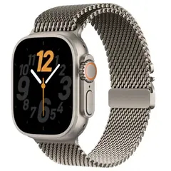 URVOI - Correa de Titanio Milanese Loop Buckle Para Apple Watch Ultra 49mm
