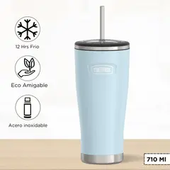THERMOS - Taza Termica con Sorbete Icon 710 Ml Celeste
