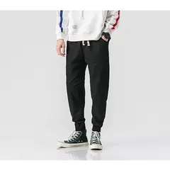 ZIMRAHYG - Hombre Streetwear Cintas Bolsillos Pantalón Cargo Harén Slim