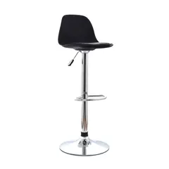 OFIDEAS - Silla Para Bar Regulable En Altura Boat Reposapies Negro