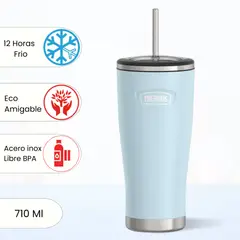 THERMOS - Taza Termica con Sorbete Icon 710 Ml Celeste