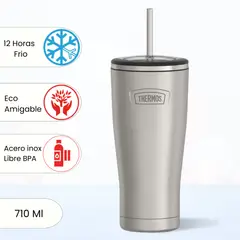 THERMOS - Taza Termica con Sorbete Icon 710 Ml Gris