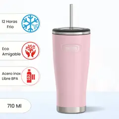 THERMOS - Taza Termica con Sorbete Icon 710 Ml Rosado