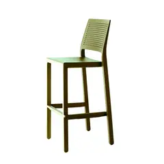 OFIDEAS - Silla Para Bar Fija Emi 65 cm Verde Oliva
