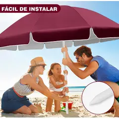 GENERICO - Sombrilla de Playa Grande - Modelo Al Azar