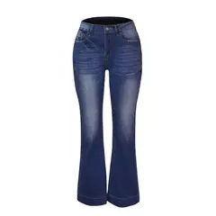 BLWOENS - Pantalones Largo vaqueros para mujeres - Azul