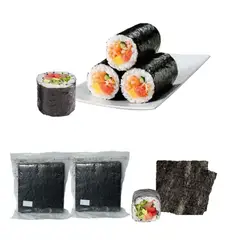 GENERICO - Pack 2u Alga Nori Alga Marina Deshidratada 10 hojas