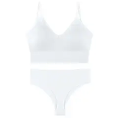 ZIMRAHYG - Bralette Top Deportivo Calzón Bikini Mujer Conjunto Lencería