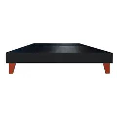 BARAKA HOME - Base de Cama Luton Slim Queen - Negro