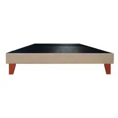 BARAKA HOME - Base de Cama Luton Slim Queen - Beige Claro