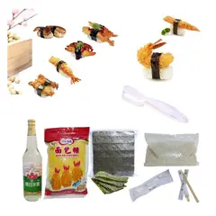 GENERICO - Set Nigiri Tempura Basic 7u Molde Panko Nori Arroz Glutinoso