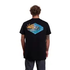 BILLABONG - Polo Hombre Negro Manga Corta Casual Early Bird III