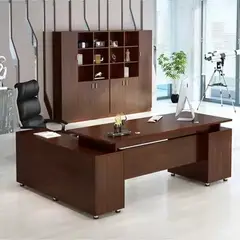 DMUEBLES - DM ESCRITORIO EJECUTIVO/GERENCIA LYBERTY 180 CM - NOGAL CLARO - MADERA
