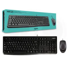 LOGITECH - KIT MK120 TECLADO ESTANDAR & MOUSE OPTICO