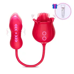 DR PINKY - Vibrador Mujer Consolador Rosa Doble con Bala Vibradora + REGALO
