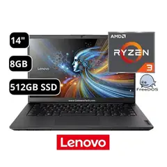 LENOVO - LAPTOP 14" FHD AMD RYZEN 3 5400U 8GB RAM 512GB SSD FREEDOS K14 G1 (21CUS0PT00)