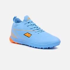 NEW ATHLETIC - Zapatillas Football Frex110 Celeste Con Naranja Juvenil