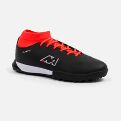 NEW ATHLETIC - Zapatillas Football Olympic118 Negro Con Naranja Hombre