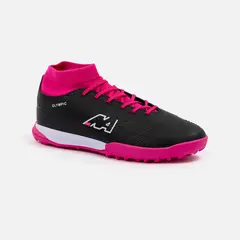 NEW ATHLETIC - Zapatillas Football Olympic118 Negro Con Fucsia Juvenil