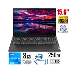 LENOVO - LAPTOP INTEL CELERON N4500 8GB RAM 256GB SSD FREEDOS 156 FHD V15 G2 IJL 82QY00QALM