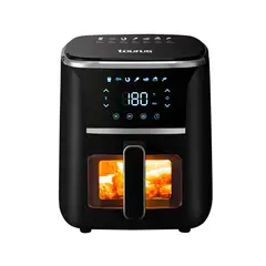 TAURUS - Freidora de Aire 5L Mod Silver Fryer Negro