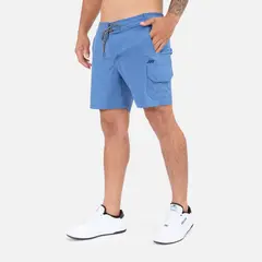 NEW ATHLETIC - Bermuda Akira Azul Acero Hombre