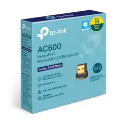 TP LINK - Adaptador Bluetooth + Wifi Doble Banda TP-LINK AC600 NANO USB