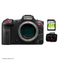 CANON - Cámara EOS R5 C Cuerpo Solo + Kit Básico de Accesorios