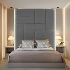 BARAKA HOME - Cabecera Arhus 2 Plz - Gris Claro