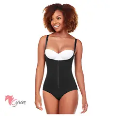 NACIONAL - Fajas Body Con Cierre Broche Talla XS Color Negro
