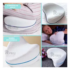 RYBIU IMPORT - Cojin Ideal para el Cuerpo Y+Regalo Ligas para Peinar