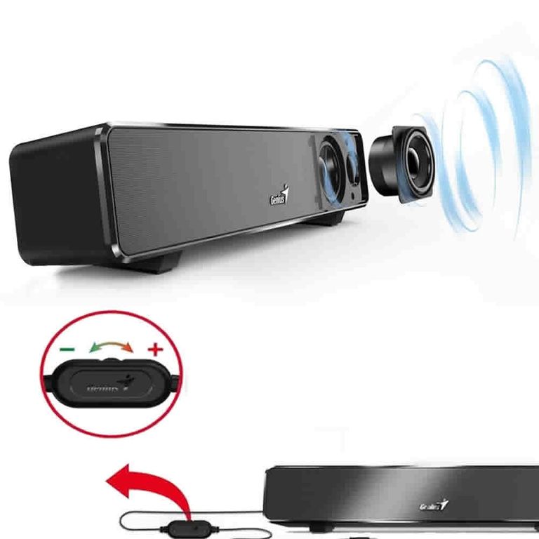 PARLANTE SOUND BAR 100 MINI 6W USB BLACK