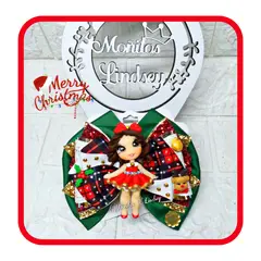 GENERICO - Maxilazo Niña Navidad - Moñitos Lindsey