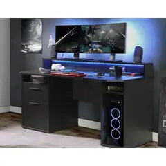 GENERICO - Escritorio Gamer Shanks Moderno - Negro
