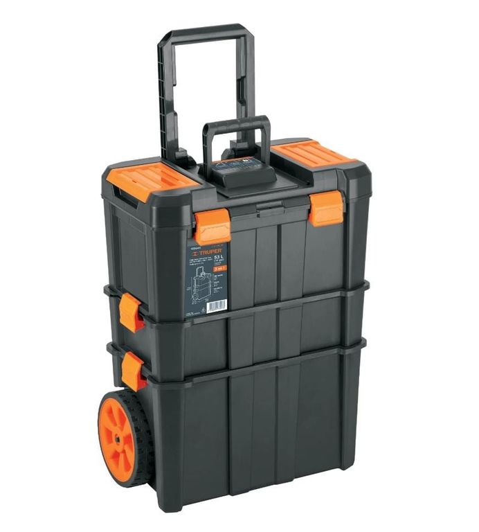 Caja para herramientas 3 en 1 desmotable con Ruedas