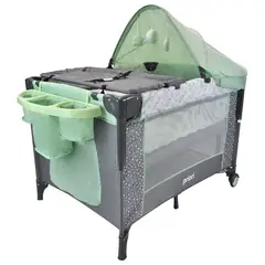 PRIORI - Cuna Corral Para Bebe Colecho Ariel Octopus Verde