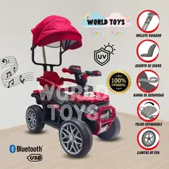 CONFORT - Correpasillo a Batería «TERRA FORCE» con Bluetooth Red